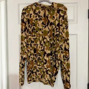 Camouflage Hooded Sweatshirt
